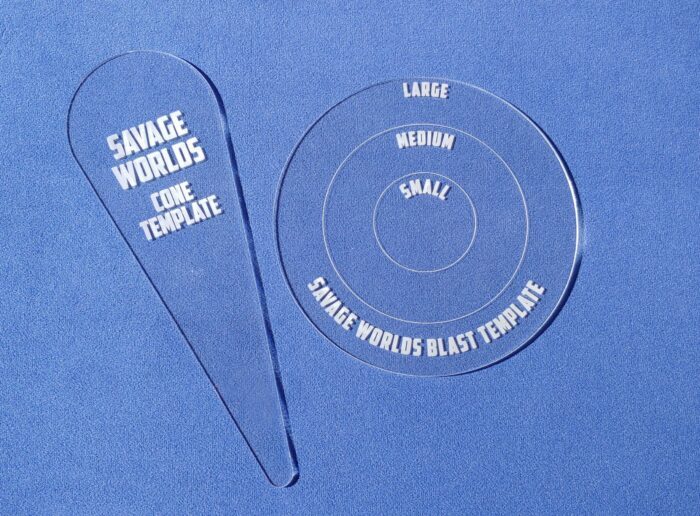 Savage Worlds Blast and Cone Templates (SWADE)