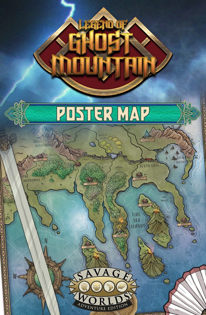 Legend of Ghost Mountain Poster Map (PDF)
