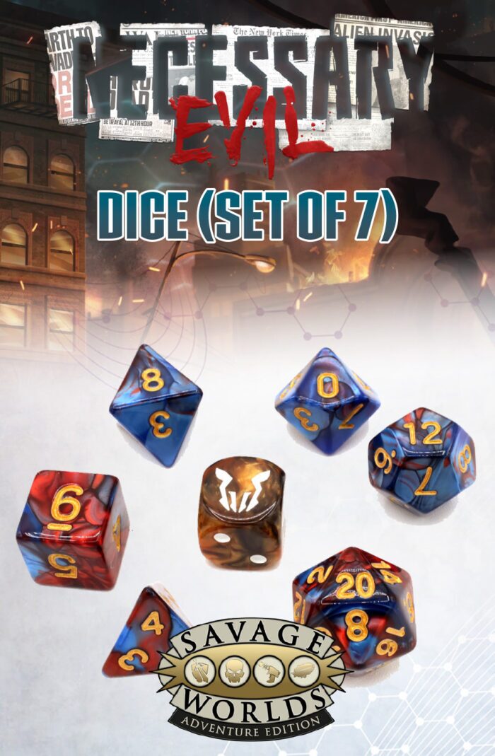 Necessary Evil: Cosmic Crisis Dice Set