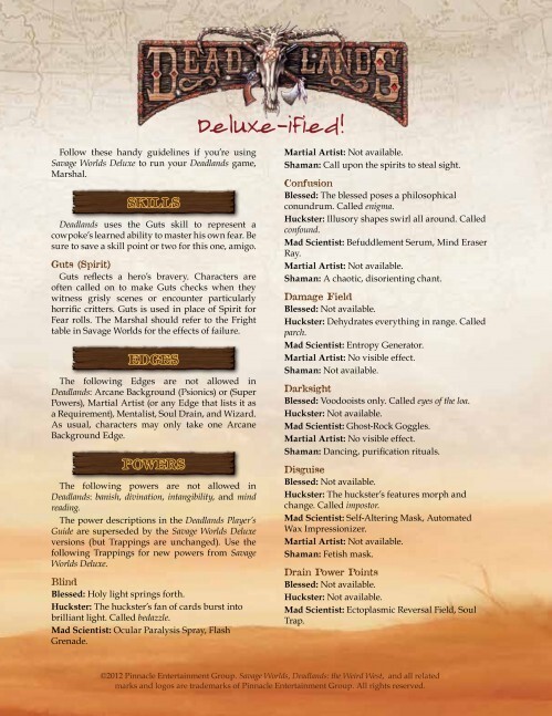 DeadlandsDeluxe-ified