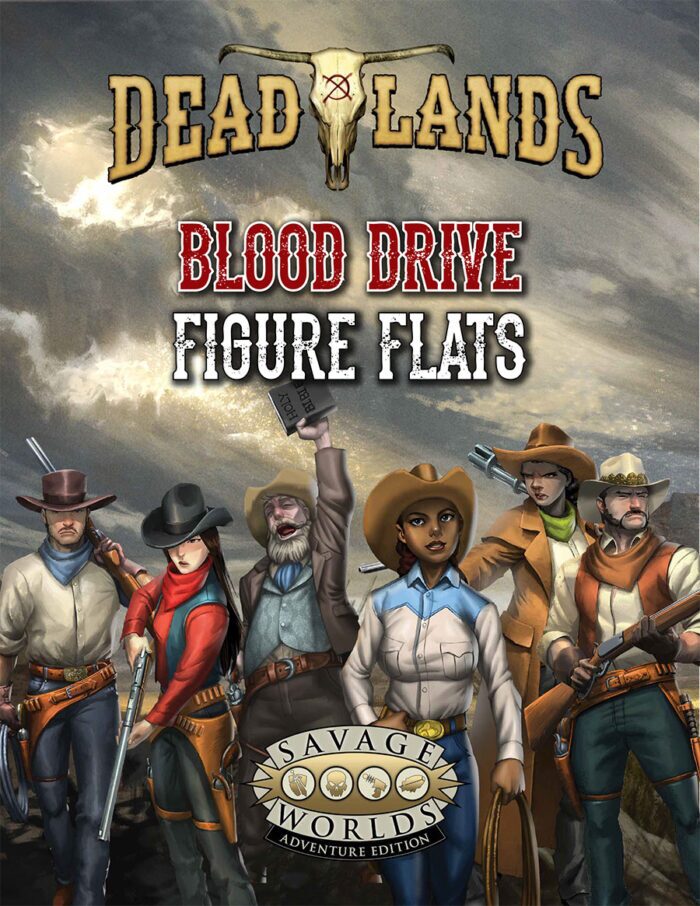 Deadlands: Blood Drive Pawns + Figure Flats