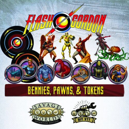 The Savage World of Flash Gordon™: DIY VTT Bennies, Pawns, & Tokens
